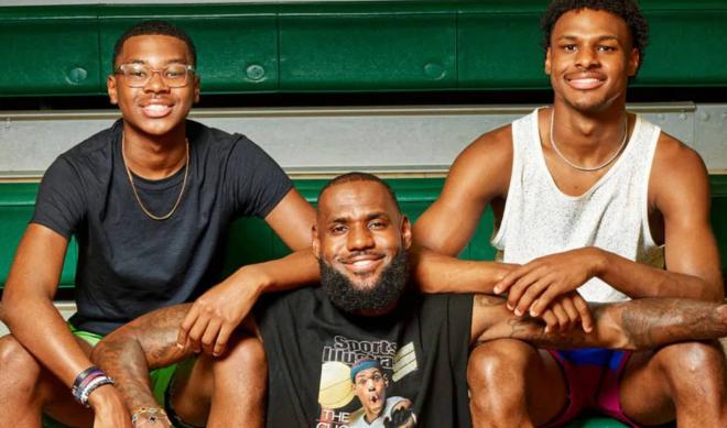 Another of LeBron James' sons is knocking on the door of the elite