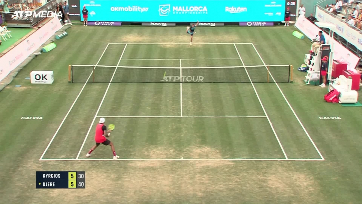 Mallorca Open Calvia Tennis Ajla Tomljanovic Of Australia Returns