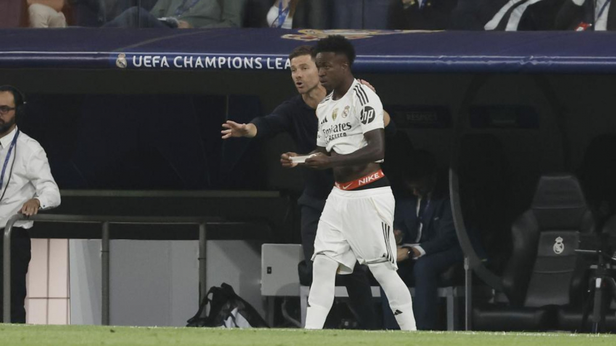 تشابي ألونسو يوضح سبب بقاء فينيسيوس على مقاعد البدلاء في مباراة دوري الأبطال ضد مارسيليا
