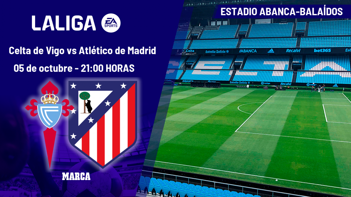  Celta - Atlético: a qué hora es, dónde ver hoy en TV y canal del partido de LaLiga EA Sports 