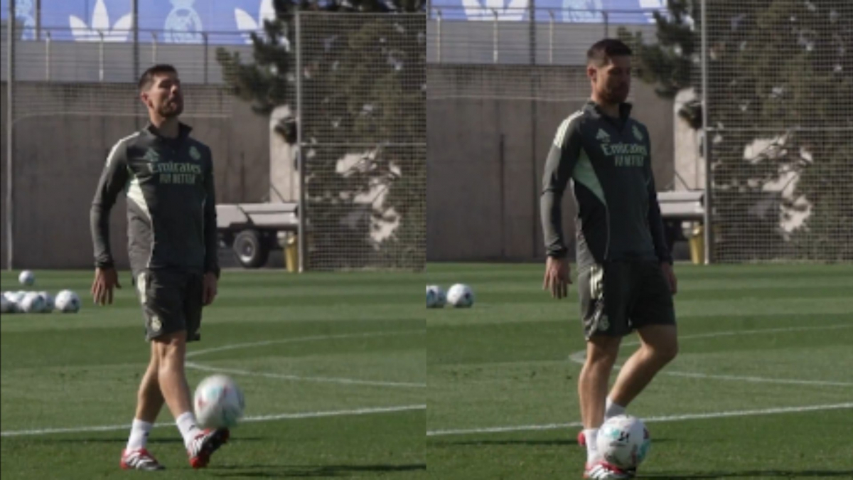  Xabi Alonso no pierde la calidad: &quot;Le dio de cenar. La acostó. Y la puso a dormir&quot; 