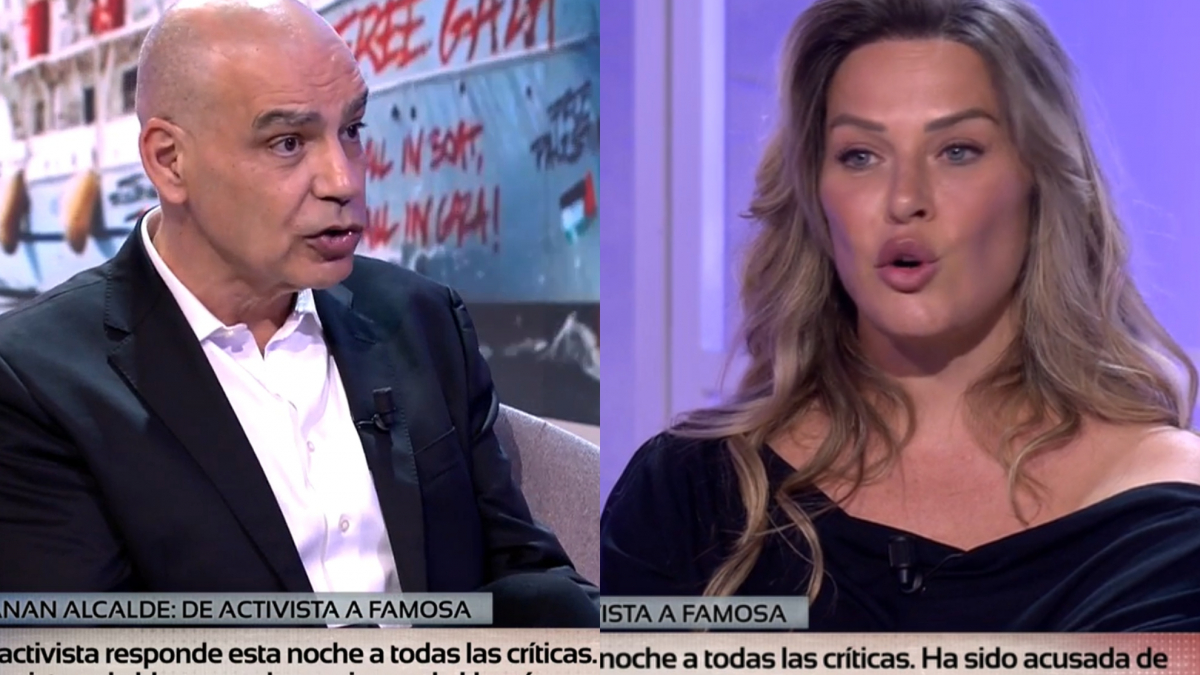 Rifirrafe entre Nacho Abad y la activista Hanan Alcalde por el conflicto en Gaza: “Preguntar no es violencia”