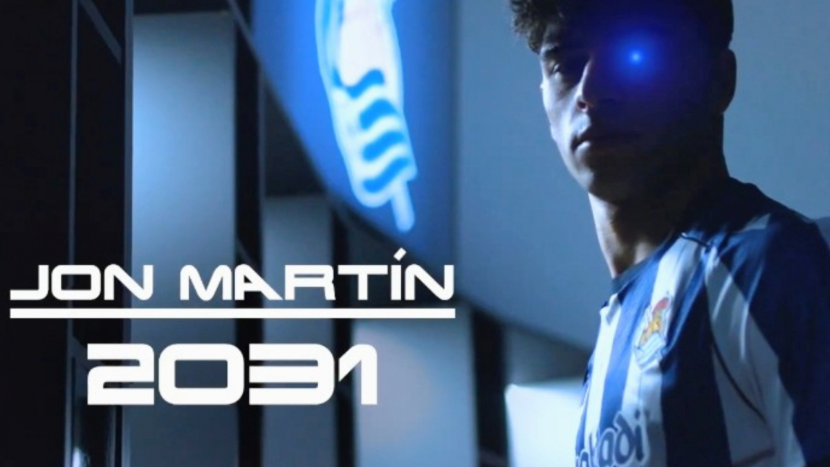  La Real renueva a Jon Martín hasta 2031 