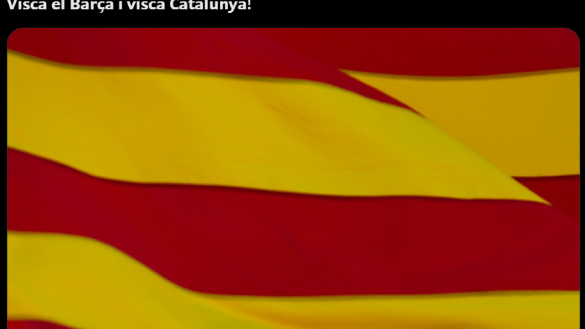 El mensaje del Barça en el Día de la Hispanidad
