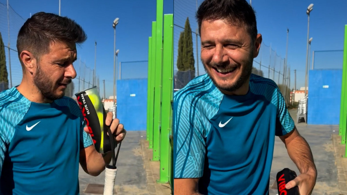 La última de Joaquín en una pista de tenis: imposible no reírse