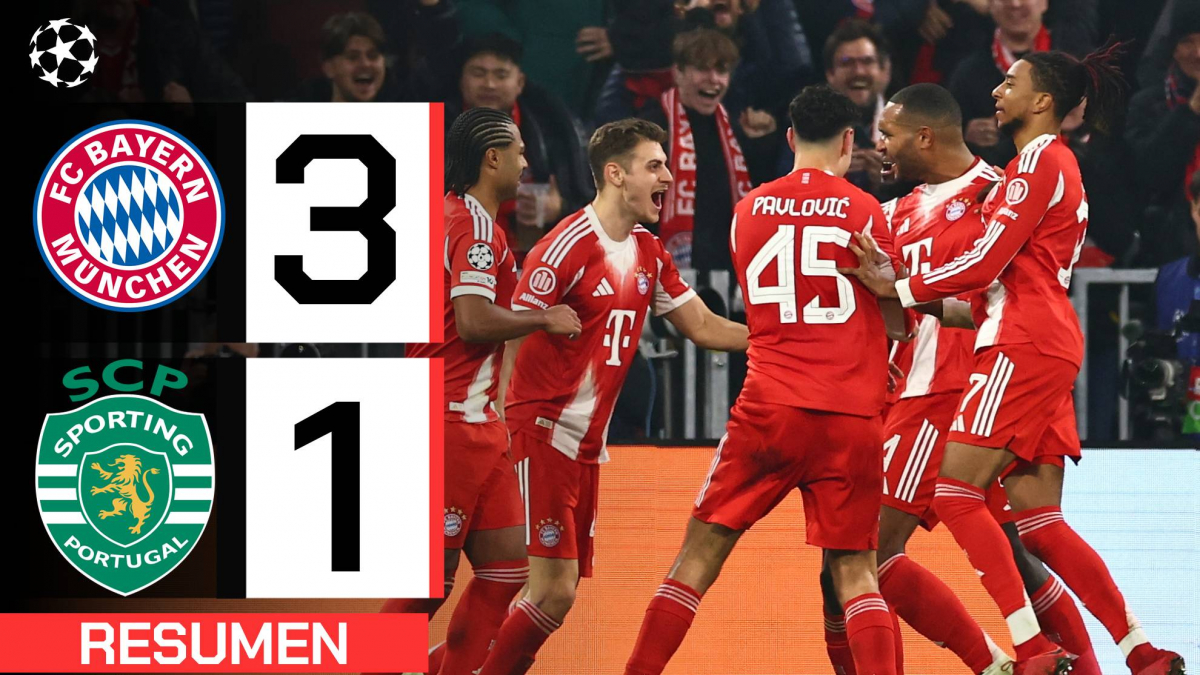 Bayern 3-1 Sporting de Portugal | Resumen Champions League