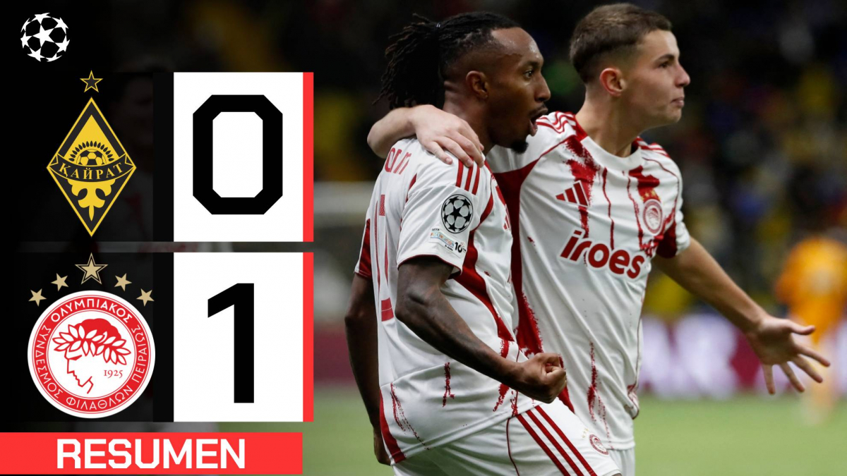 Kairat Almaty 0-1 Olimpiakos I Resumen Champions League