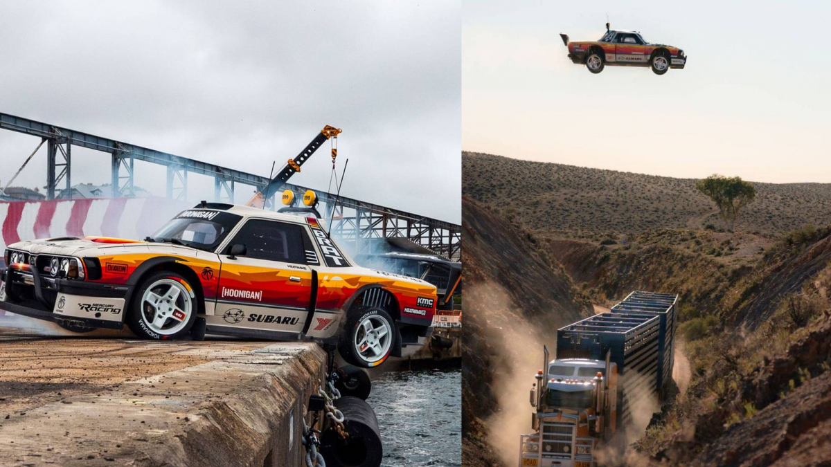 Volando a 10 pisos de altura, sacando dos ruedas sobre tiburones: no te pierdas la última Gymkhana de Travis Pastrana