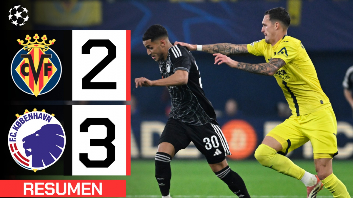 Villarreal 2-3 Copenhague | Resumen Champions League