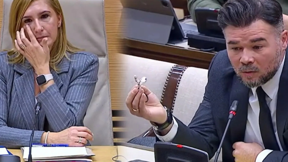 Rufián hace que Salomé Pradas rompa a llorar en el Congreso: "Retire que me falta corazón"