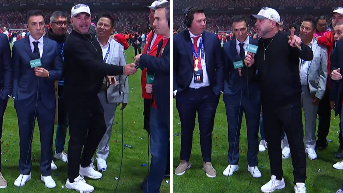 Explosivo calentón del 'Turco' Mohamed contra un periodista tras ganar la Liga MX: "La chinga tu madre"