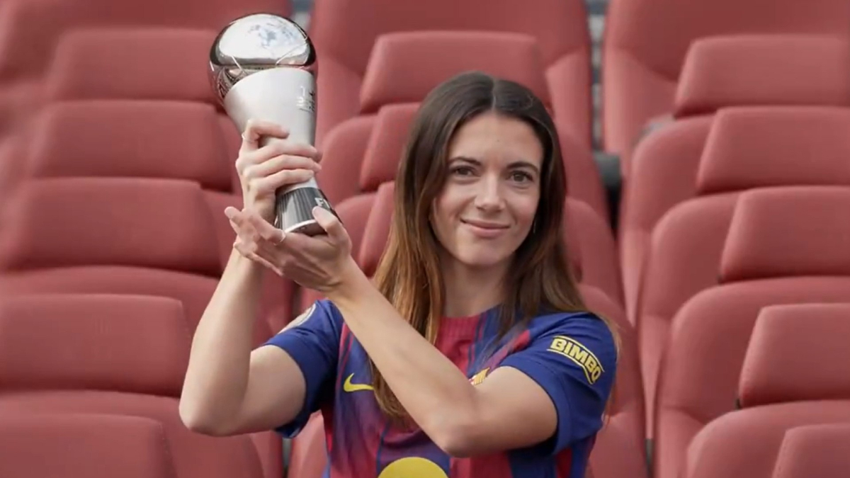 El vídeo con el que el Barcelona celebra el tercer 'The Best' de Aitana
