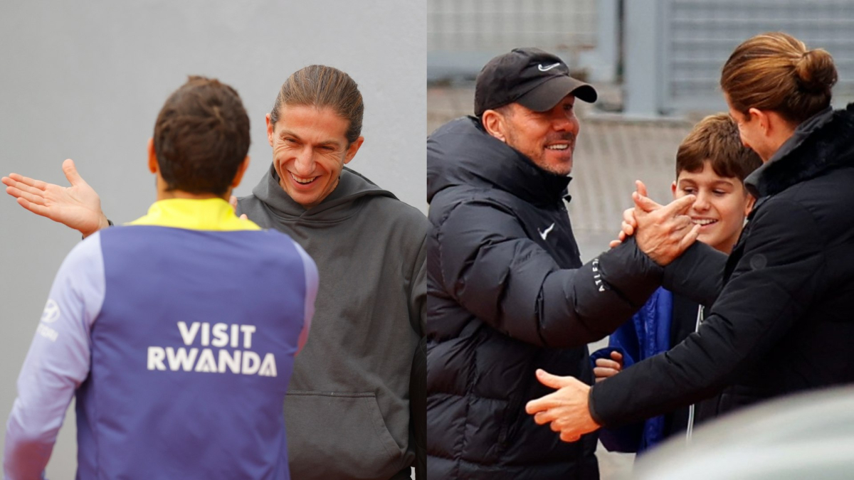 Filipe Luis, una visita muy especial en el Cerro: "¡Qué pasa campeón!