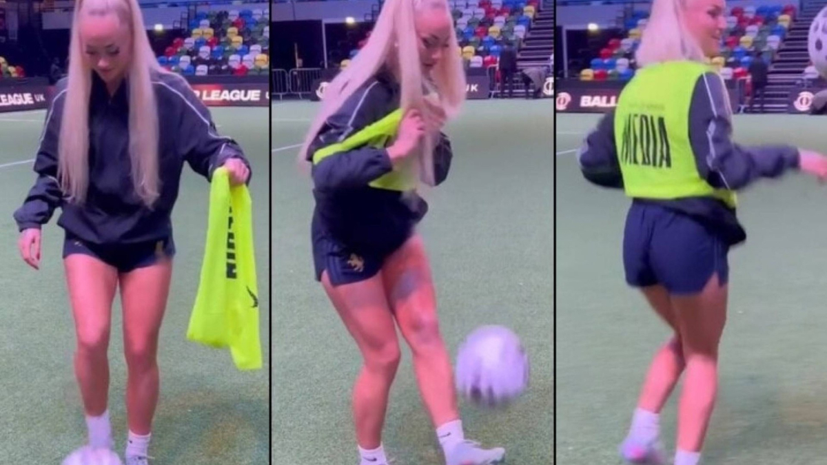 ¿Cuánto tarda Alisha Lehmann, la futbolista viral, en ponerse un peto tocando el balón?