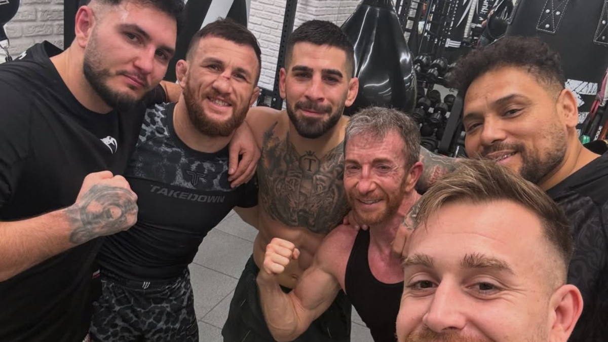 El surrealista sparring entre Ilia Topuria, Omar Montes, Pablo Motos y un ex campeón de la UFC