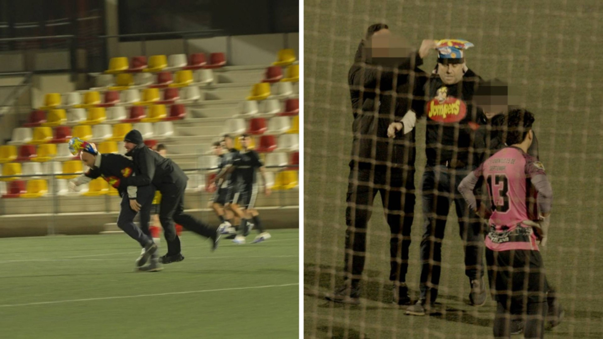 El mítico Jimmy Jump y su 'last dance'... ¡en un partido del Roninc FC de Ibai Llanos!