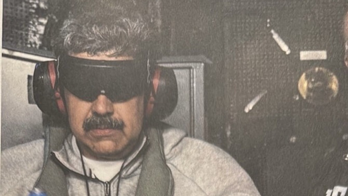 La foto de Nicolás Maduro tras ser detenido