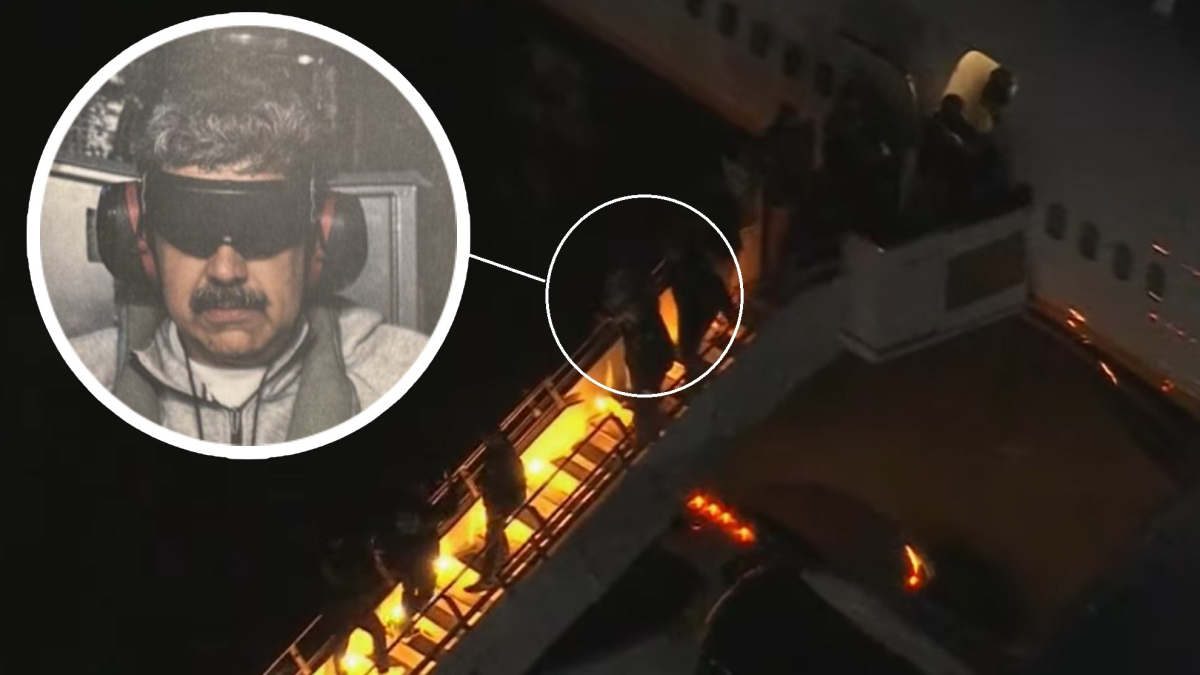 Primera imagen de Maduro pisando suelo americano bajo brutales medidas de seguridad