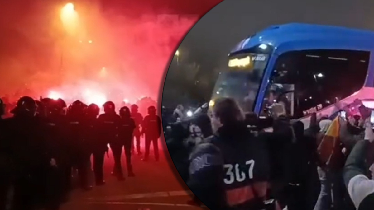 Impresionante recibimiento al Espanyol antes del derbi ante el Barça