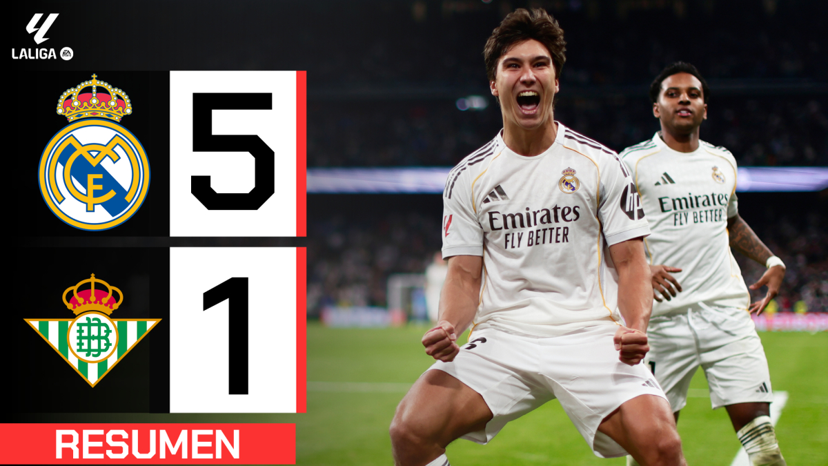 Real Madrid 5-1 Betis: resumen Primera división