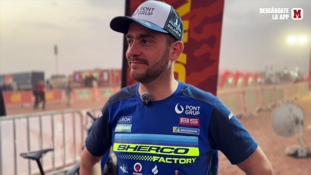 Santolino abandona el Dakar tras su cuarta caída: "No es físico, la moto está destrozada"