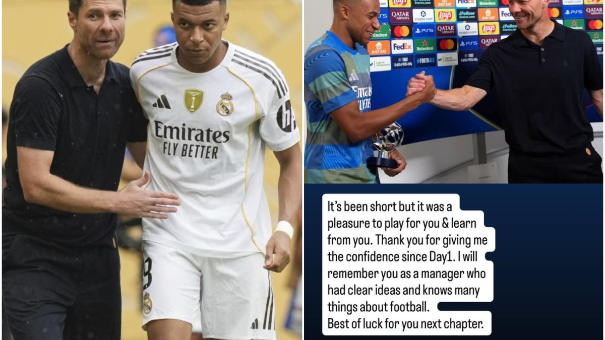 Mbappé, el primero en despedirse de Xabi; Carvajal, muy escueto; nada de Vinicius y Bellingham...