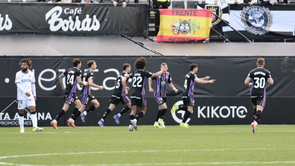 Chuki, el 'muñeco diabólico' del Pucela en Ceuta: dos asistencias y un gol