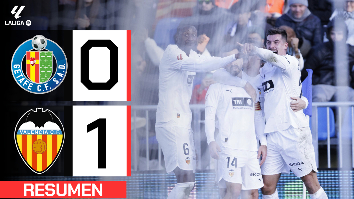 Getafe 0-1 Valencia: resumen y goles | LaLiga EA Sports (J20)
