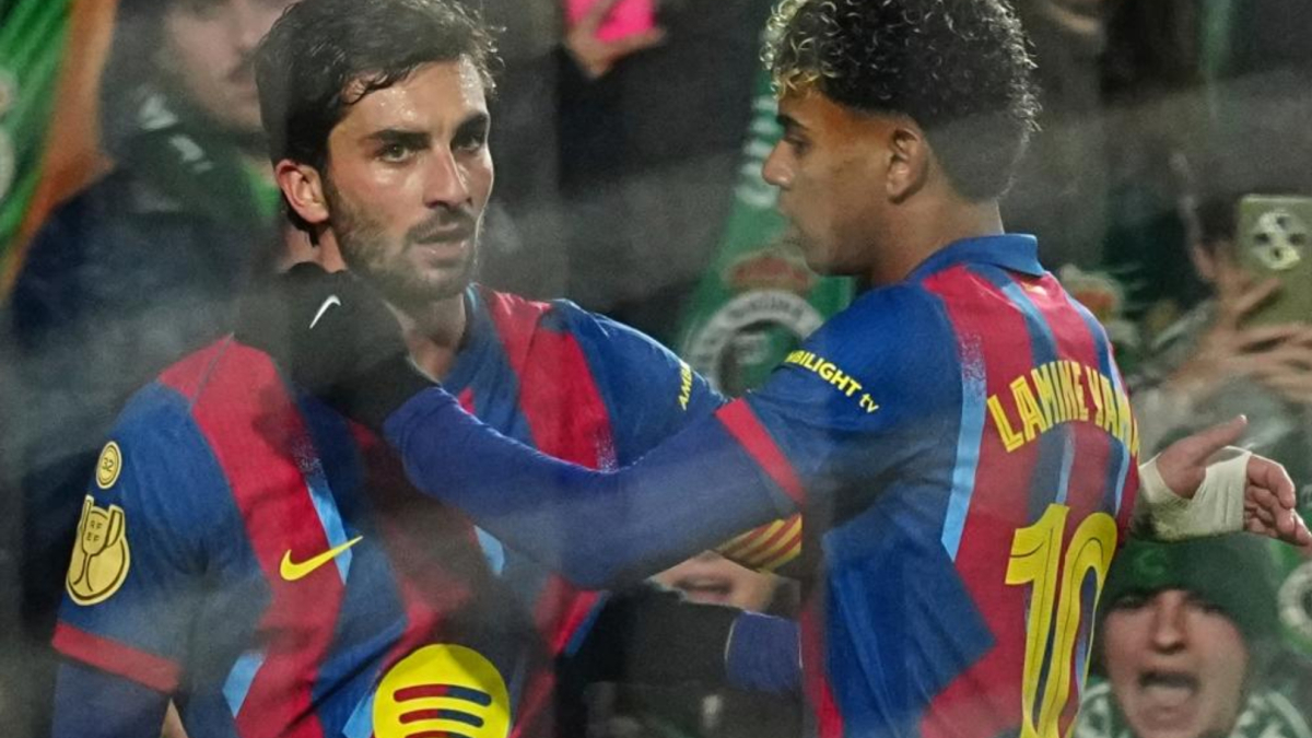 Lamine está de exhibición