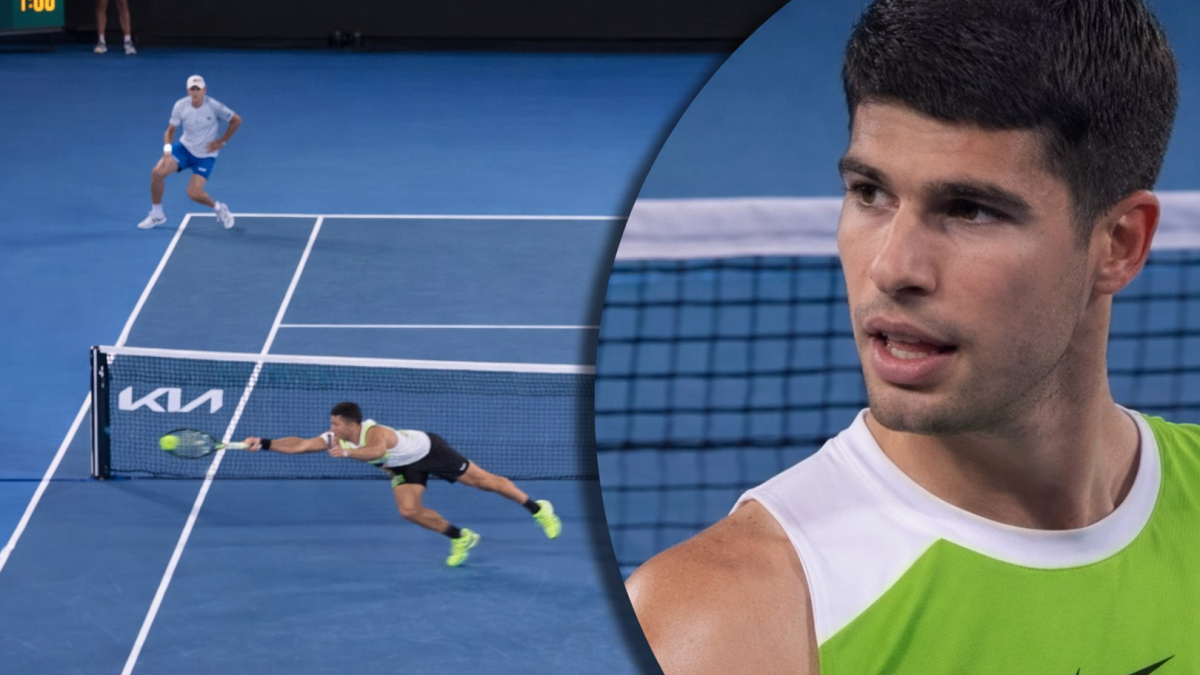Todo el mundo en pie con el puntazo de Alcaraz que nunca habías visto<br>
