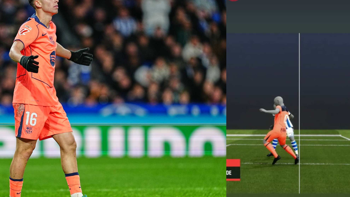 La irónica reacción de Fermín al gol anulado a Lamine: unos emojis de risa y un mensaje muy claro