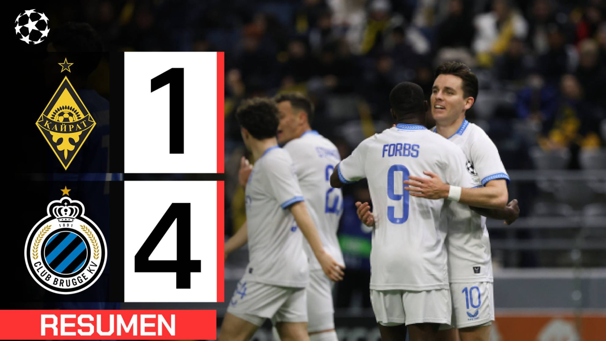Kairat Almaty 1-4 Brujas I Resumen Champions League