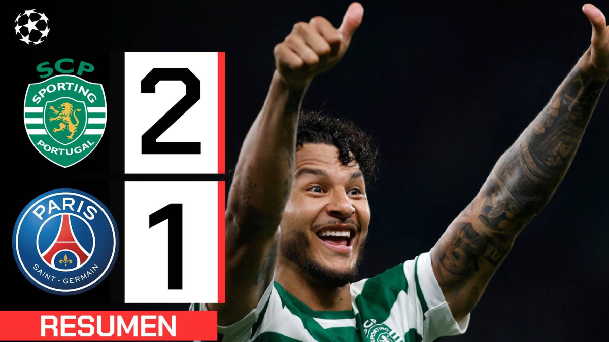 Sporting de Portugal 2-1 PSG | Resumen Champions League