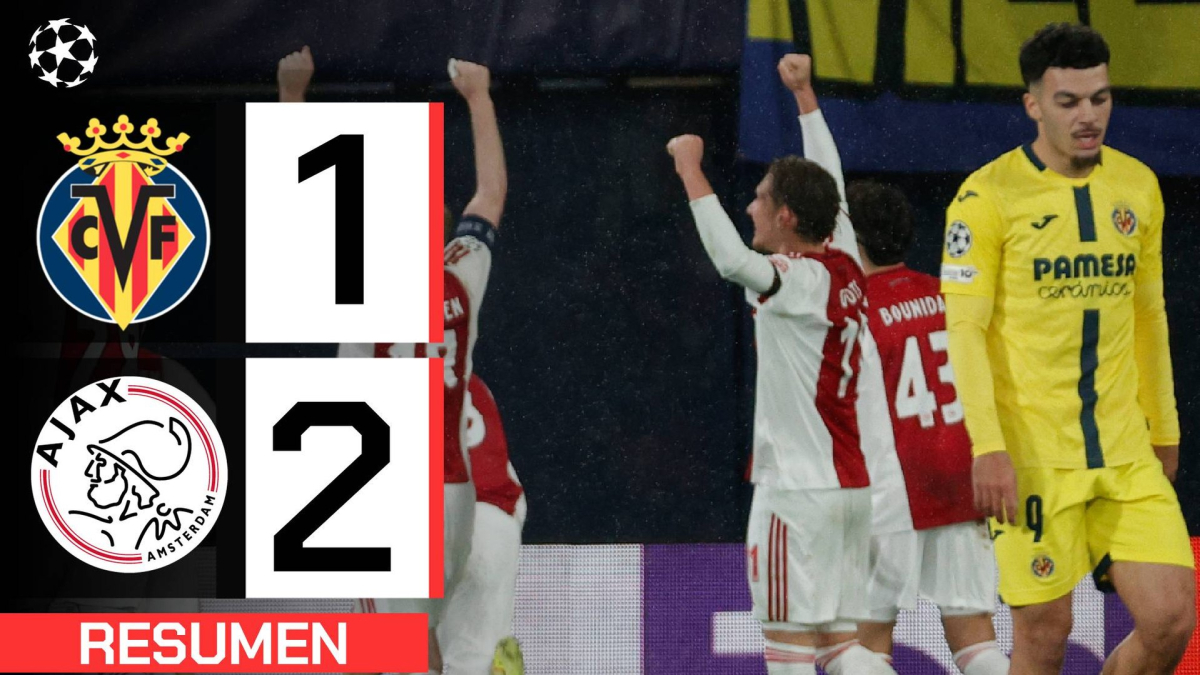 Villarreal 1-2 Ajax | Resumen Champions League