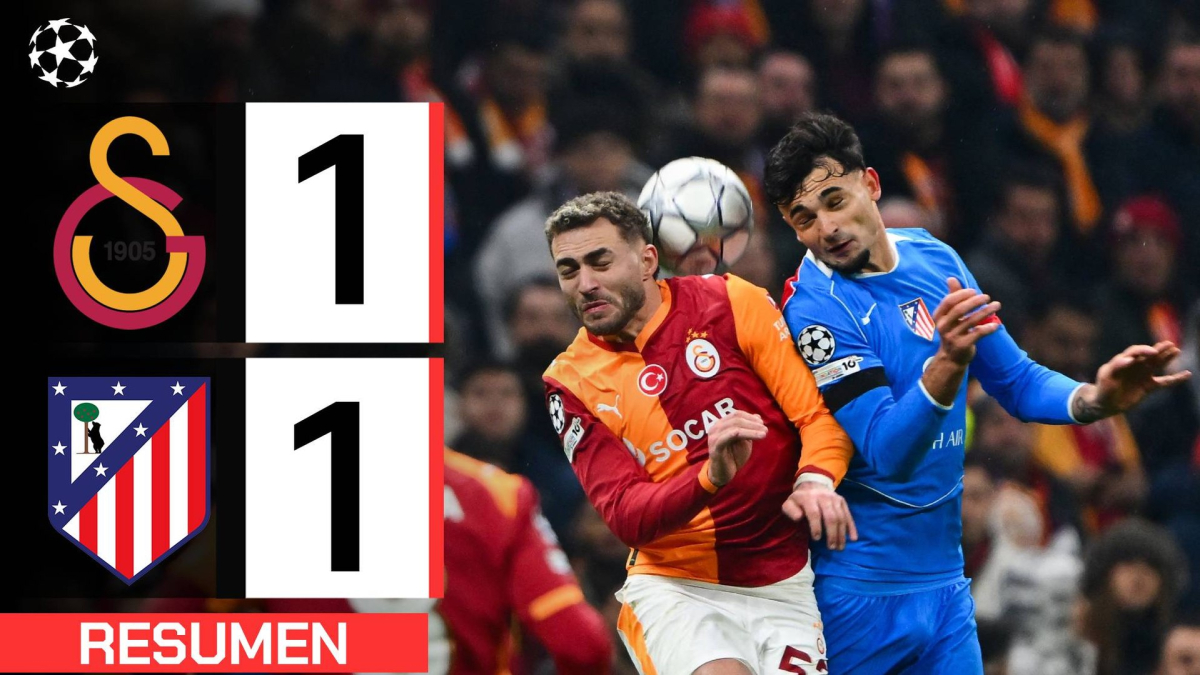 Galatasaray 1-1 Atlético de Madrid | Resumen Champions League