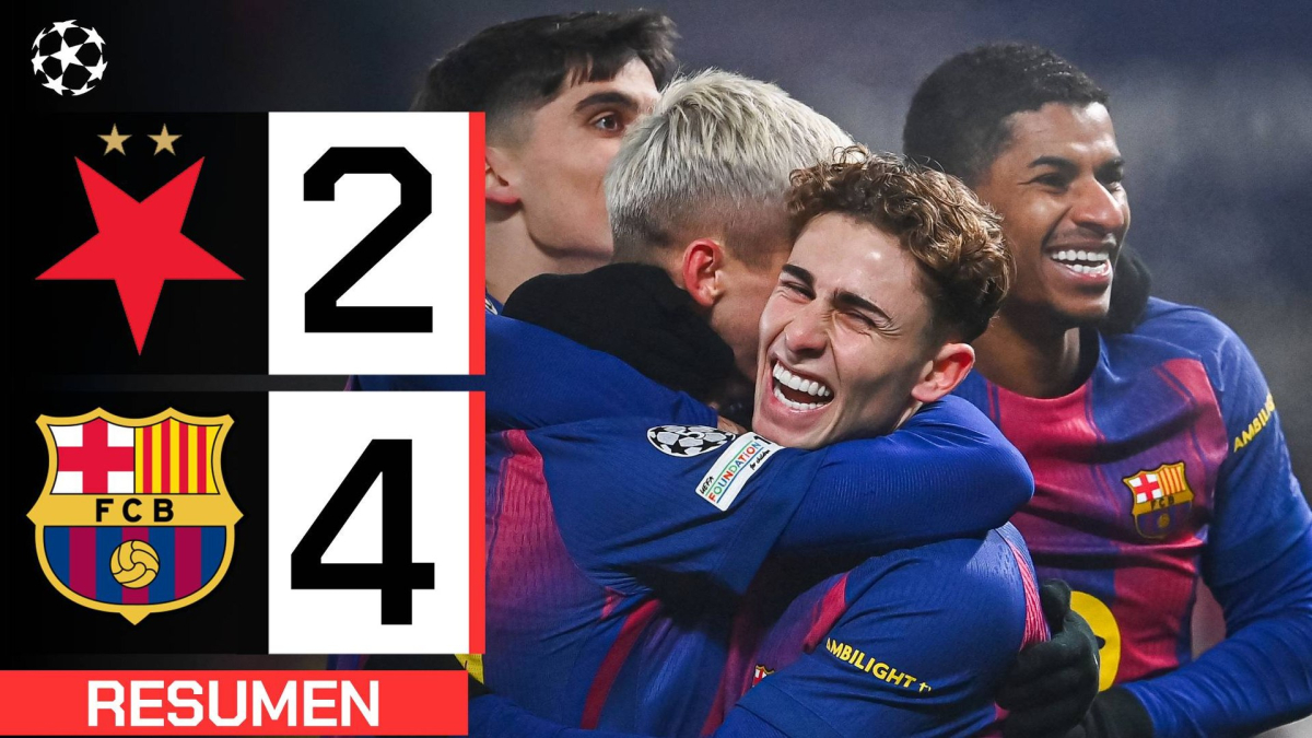 Slavia de Praga 2-4 Barcelona | Resumen Champions League