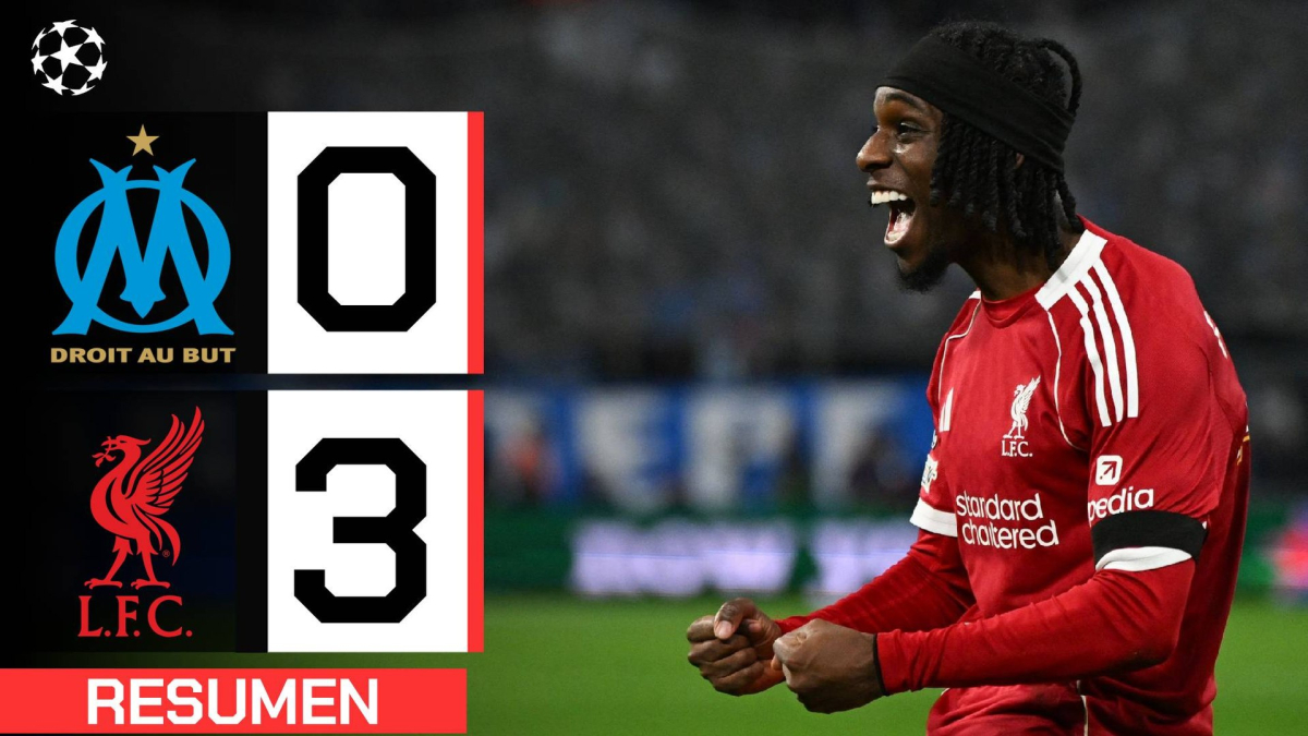 Olympique de Marsella 0-3 Liverpool | Resumen Champions League
