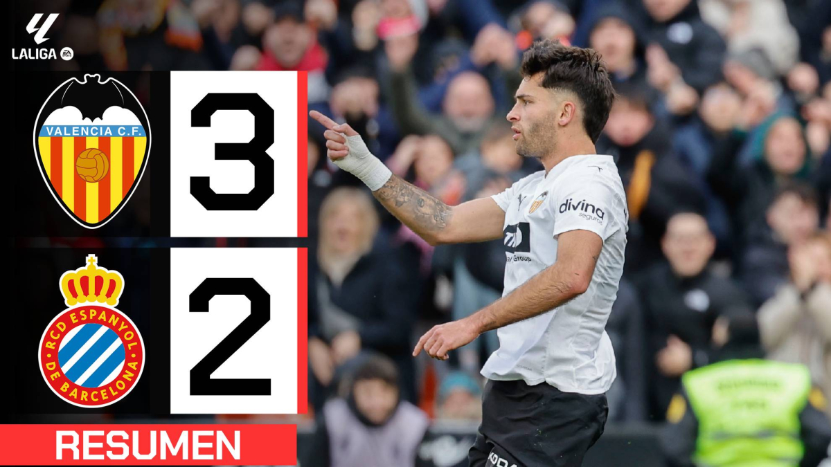 Valencia 3-2 Espanyol | Resumen LaLiga