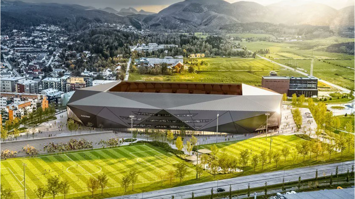 Bodo/Glimt presenterar sin revolutionerande stadion på 110 miljoner euro