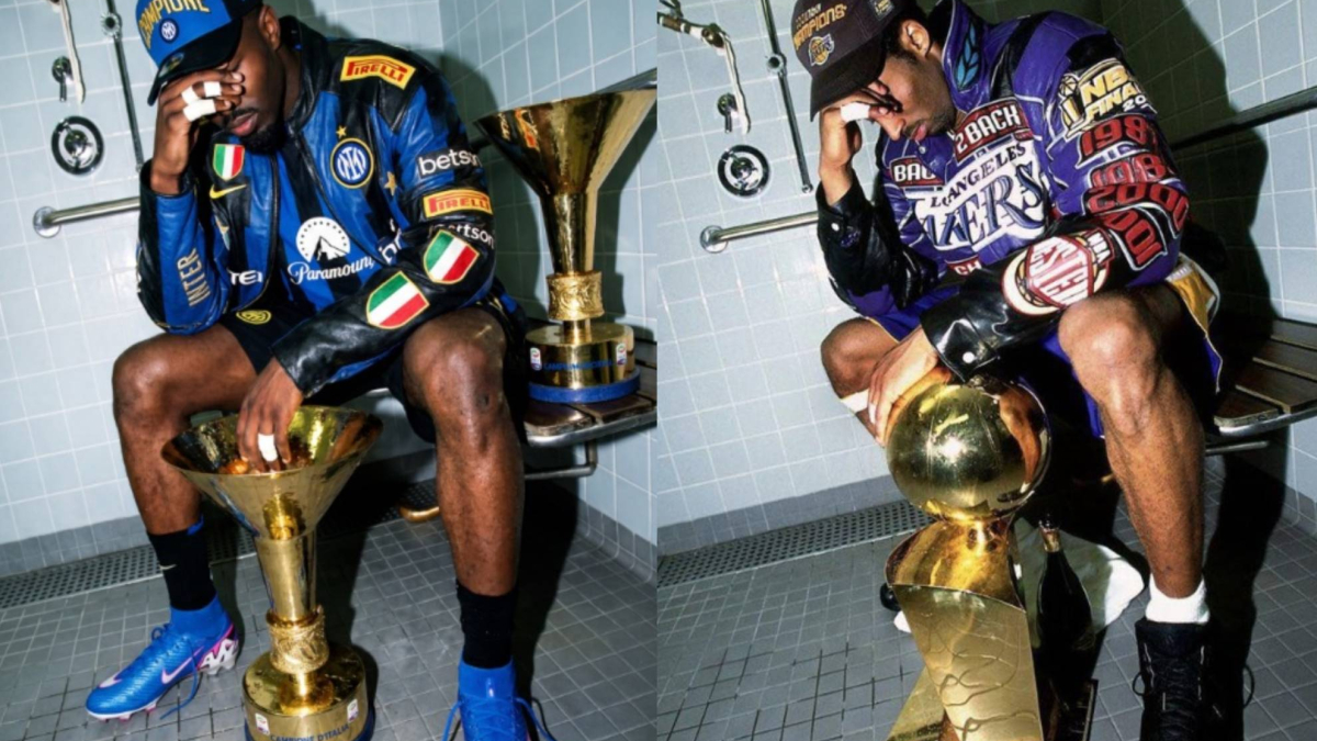 El homenaje de Marcus Thuram a Kobe Bryant tras ganar el Scudetto con el Inter
