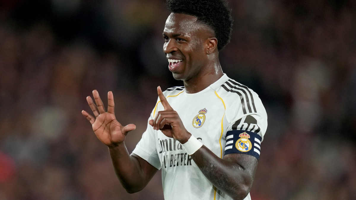 El gesto de Vinicius al Camp Nou<br>
