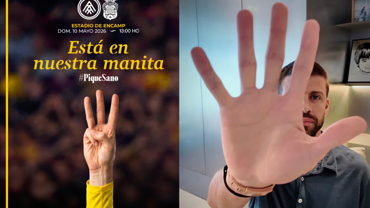 Från Las Palmas "det är i vår lilla hand" i upptakten... till att förlora med 5-1 med besked från Andorra och ett foto på Piqués lilla hand
