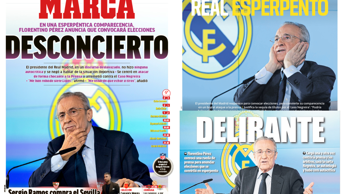 Desconcierto, delirante...