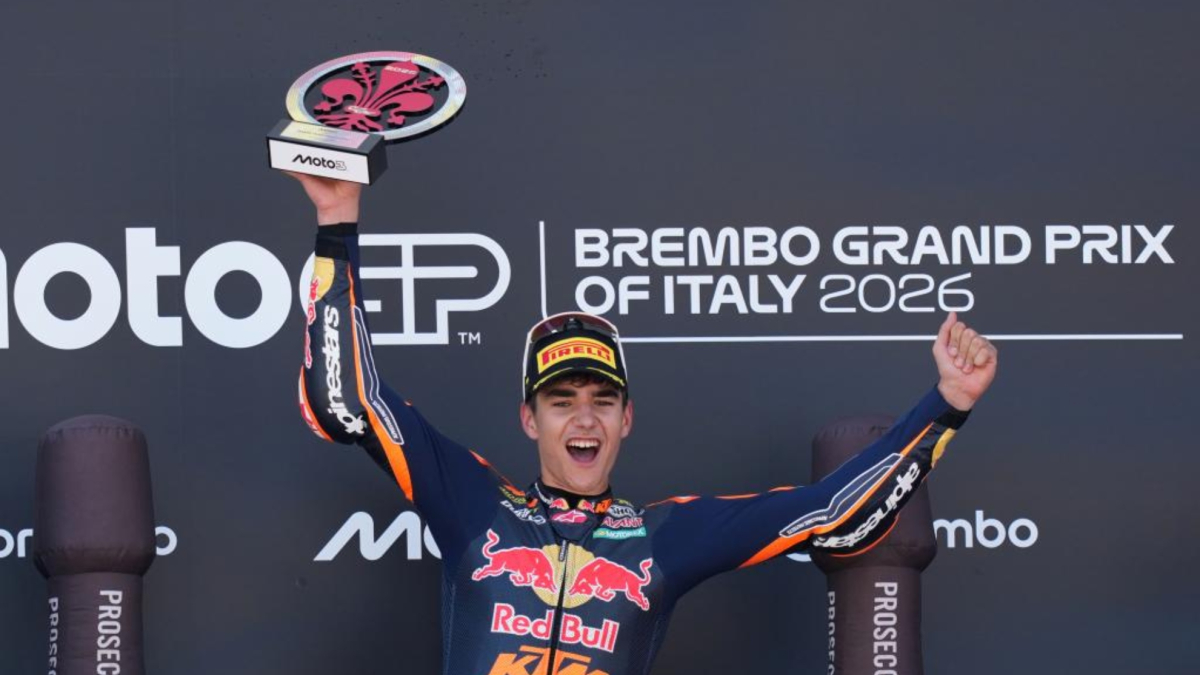 Uriarte, como su referente Marc Márquez: 