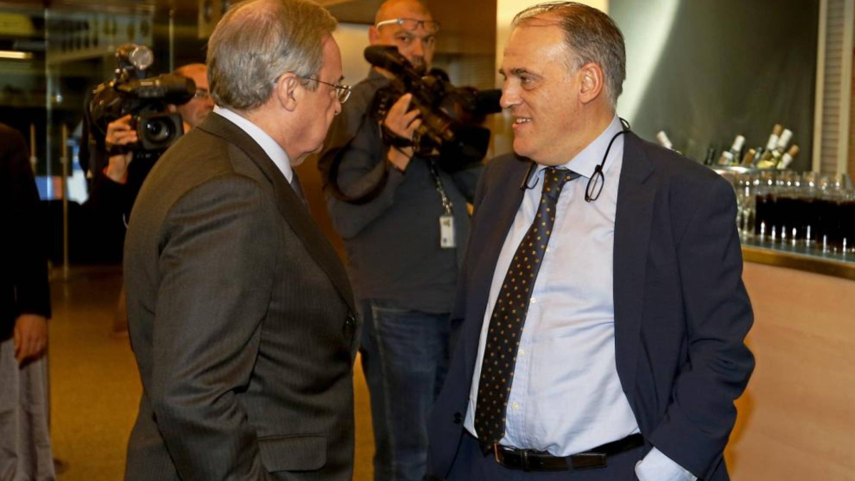 LaLiga felicita a Florentino Pérez por su victoria