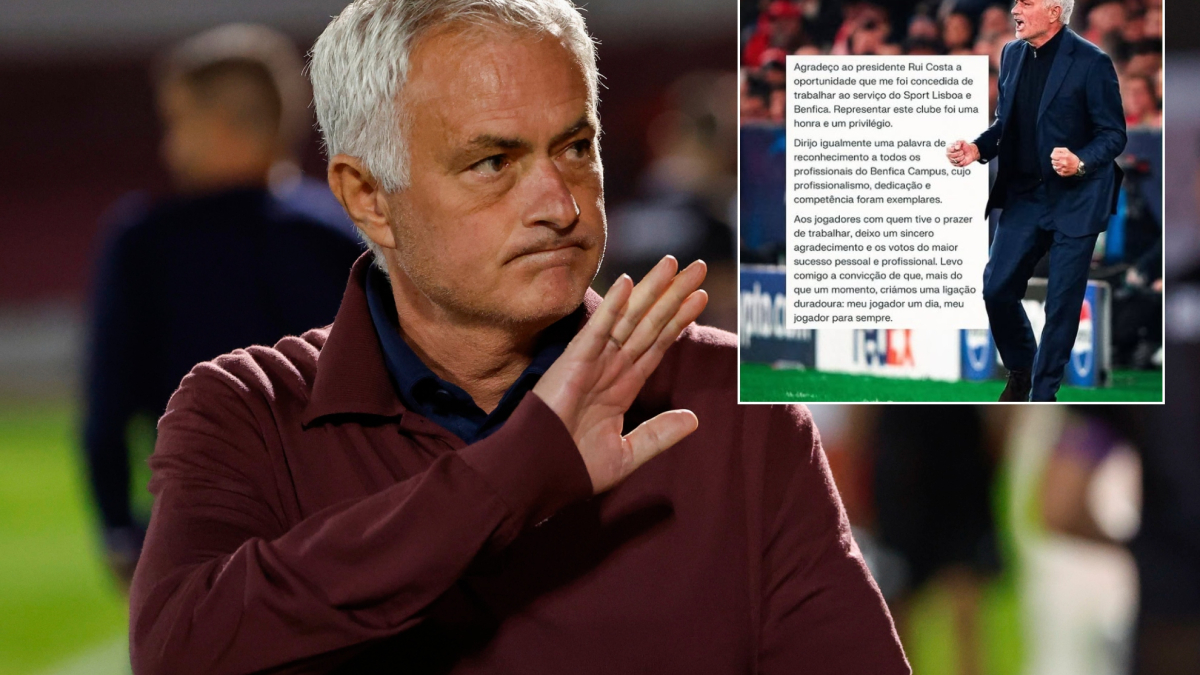 Mourinho se despide<br>