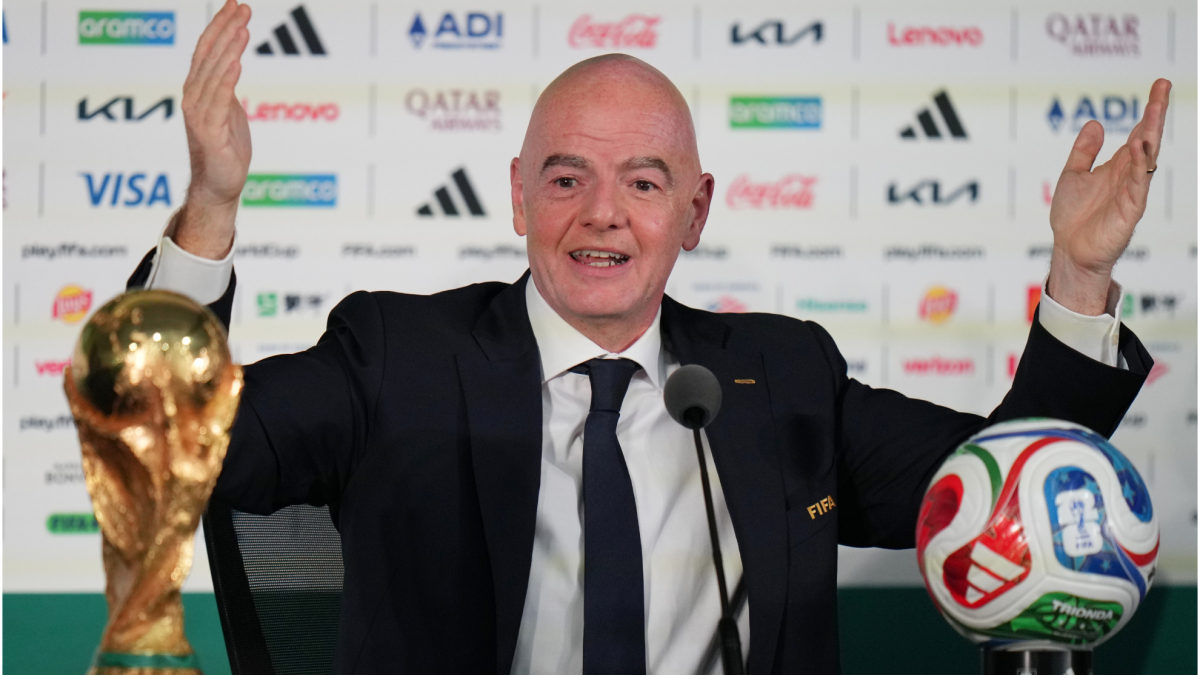 Infantino abre el Mundial: "Sin Trump esto no hubiera sido posible"