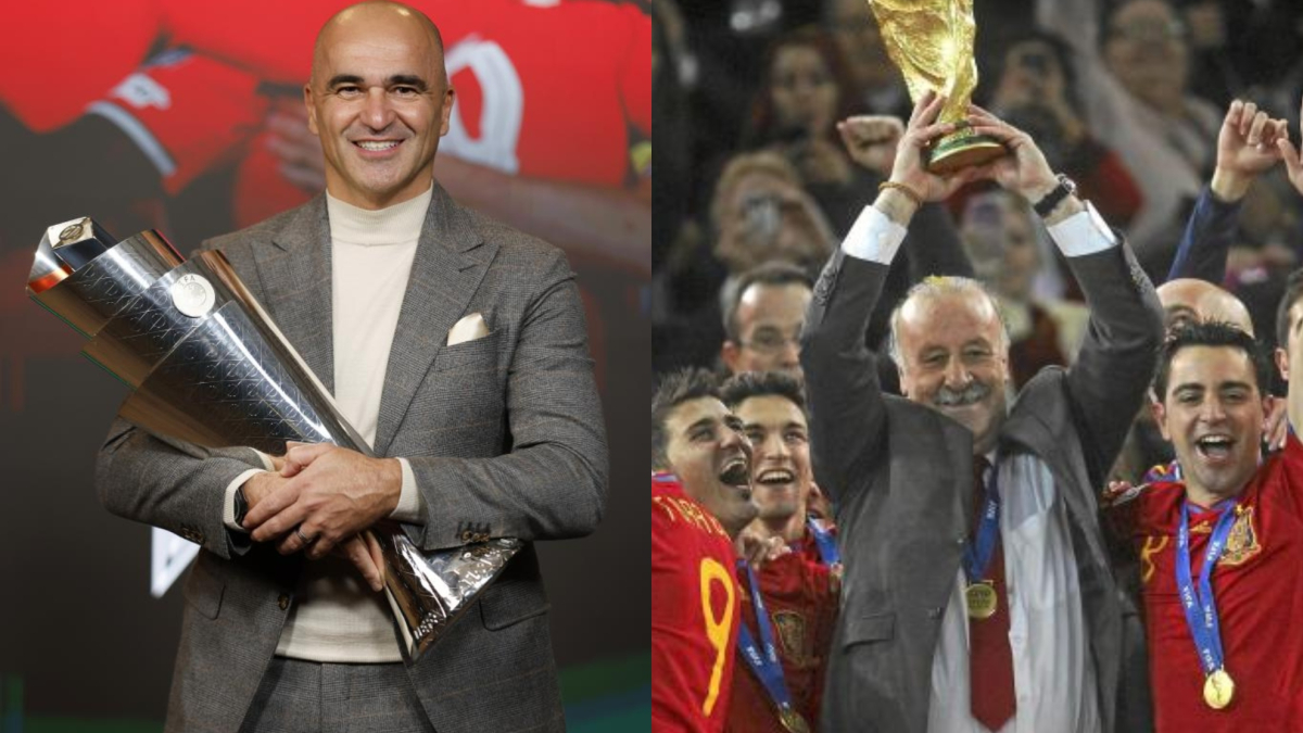 Del Bosque corona a Roberto 'Míster Mundial' Martínez