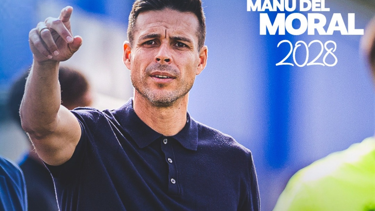 El Getafe anuncia la renovación de Manu del Moral hasta 2028
