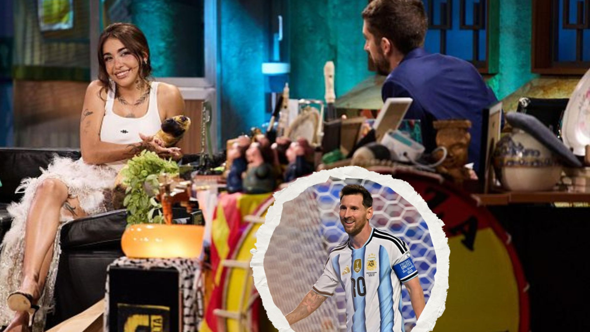 María Becerra declara su amor por Leo Messi y recuerda su imagen viral de la pandereta